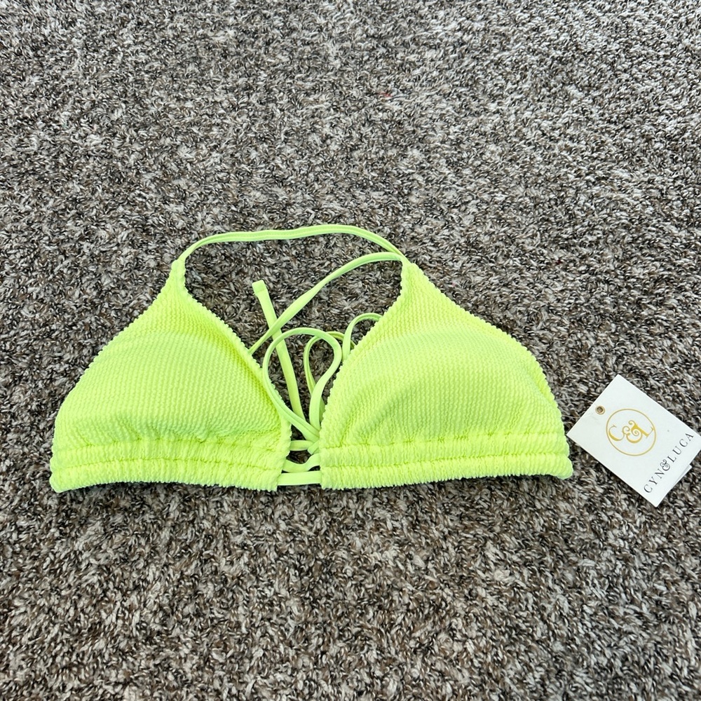 Lime Bikini Top